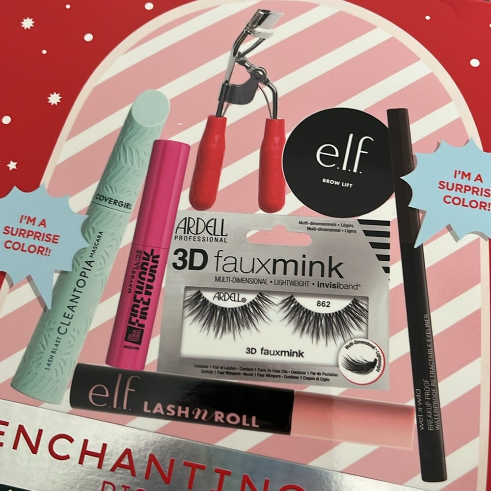2 Elf Cosmetic Kits, 6 mascaras, 2 lashes, 2 liners, 2 brow lift, 2 lashcurlers - Picture 3 of 4